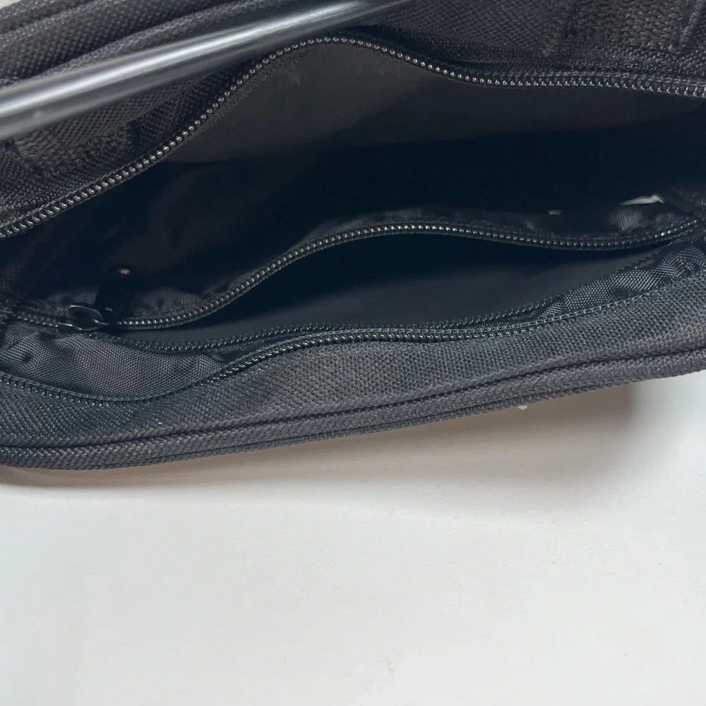Rockport Crossbody Bag Black Small Canvas Utility Messenger